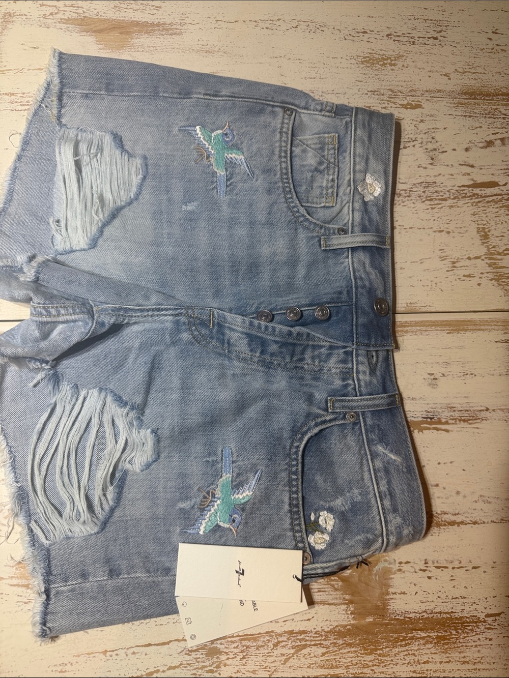 7 for all Mankind Monroe Cutoff Short
